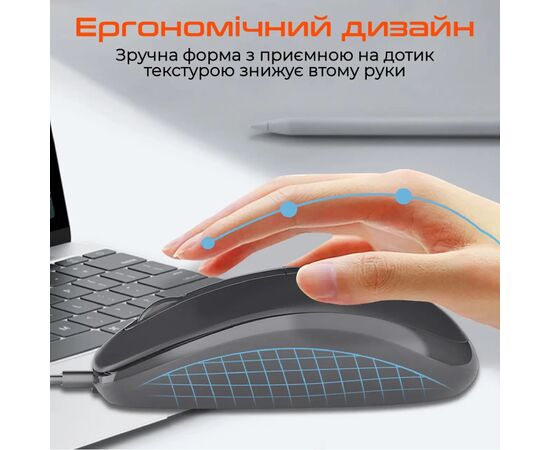 Мишка Meetion M100 USB Black (MT-M100-A), зображення 5