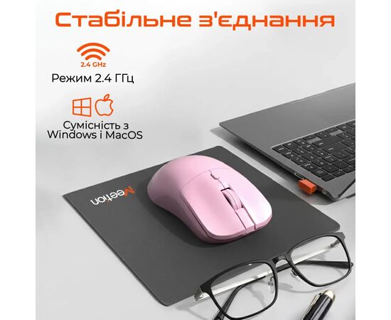 Мишка Meetion R546 Wireless Pink (MT-R546-P), зображення 6
