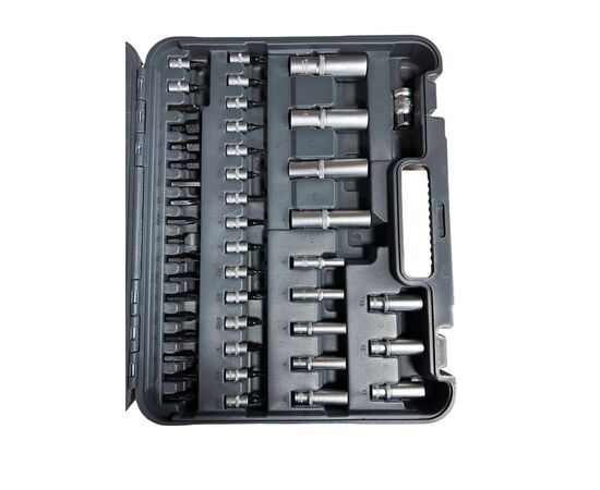 Набор инструментов GTM 94шт. 1/2-1/4" 4-32мм, кейс (GTS-094), изображение 3