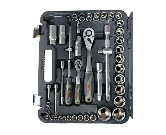 Набор инструментов GTM 94шт. 1/2-1/4" 4-32мм, кейс (GTS-094), изображение 4
