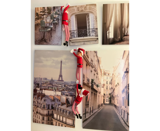 Новогодняя мягкая игрушка Эльф-проказник 30 см, изображение 10