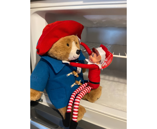 Новогодняя мягкая игрушка Эльф-проказник 30 см, изображение 14