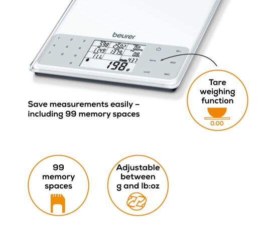 Ваги кухонні Beurer DS 61, зображення 2