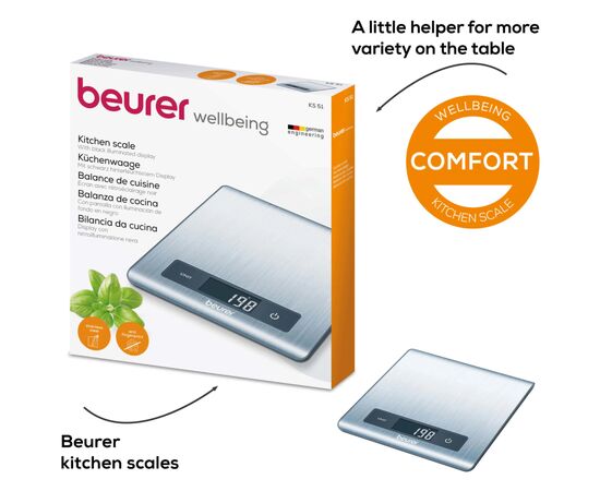 Весы кухонные Beurer KS 51, изображение 10