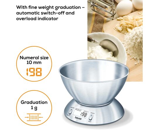 Весы кухонные Beurer KS 54, изображение 4