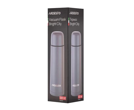 Термос Ardesto Bright City 500 мл Grey (AR2650GR), изображение 5