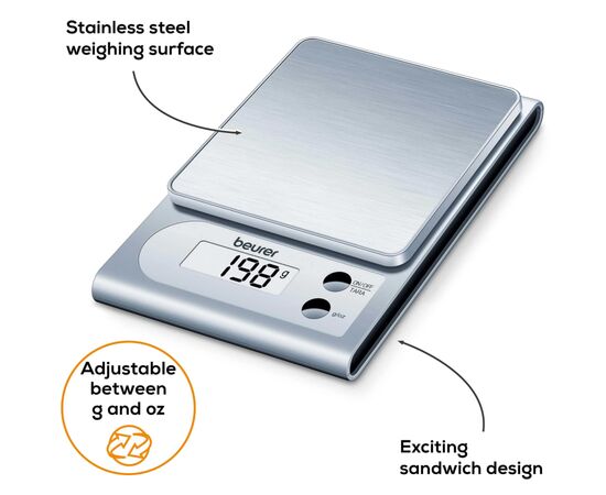 Весы кухонные Beurer KS_22, изображение 8