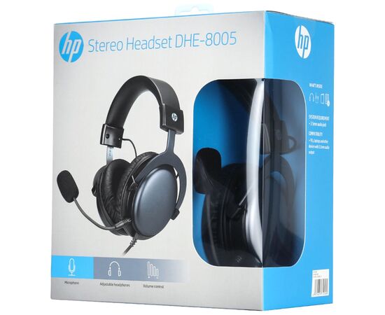 Наушники HP DHE-8005 Gaming Red LED Black (DHE-8005.), изображение 6