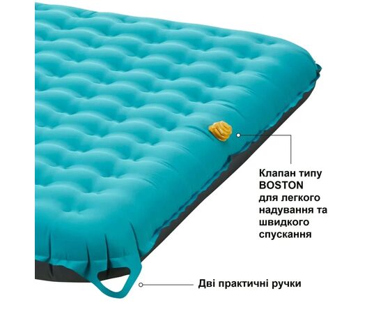 Матрац надувний Uquip Betty Double Petrol/Grey (243108) (DAS302766), зображення 10