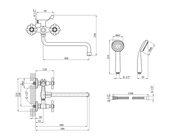 Смеситель Agua Toledo-C072 (CV016443), изображение 8