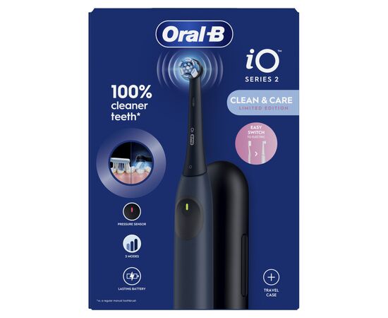 Електрична зубна щітка Oral-B Series 2 iOS2.1B9.2K типу 3770+дорожній футляр (8700216868808), зображення 2