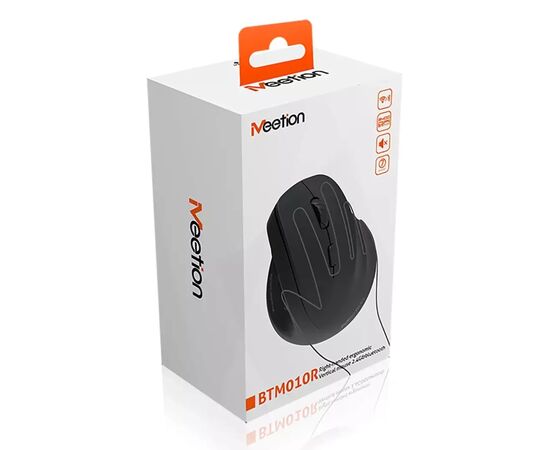 Мишка Meetion BTM010R RGB Bluetooth/Wireless Black (MT-BTM010R-A), зображення 3