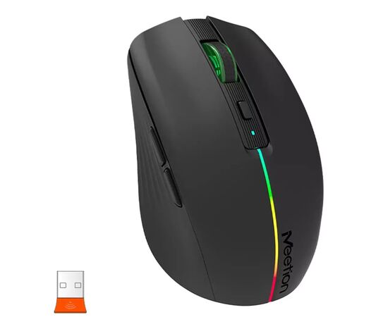 Мишка Meetion BTM002 Wireless/Bluetooth Black (MT-BTM002-A)