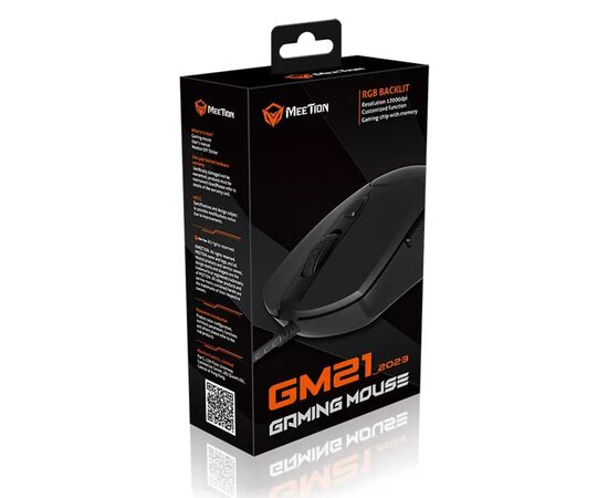 Мишка Meetion GM21 USB Black (MT-GM21_2023-A), зображення 2