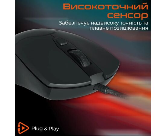 Мишка Meetion GM21 USB Black (MT-GM21_2023-A), зображення 3