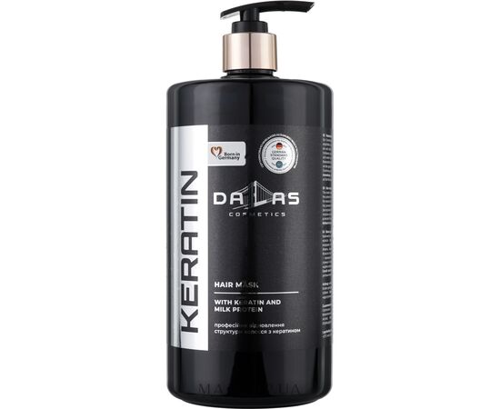Маска для волос Dalas Cosmetics Keratin С кератином и молочным протеином 900 мл (4823128000136)