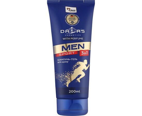 Гель для душу Dalas Cosmetics Sport 3 в 1 Для чоловіків 200 г (4262396142108)