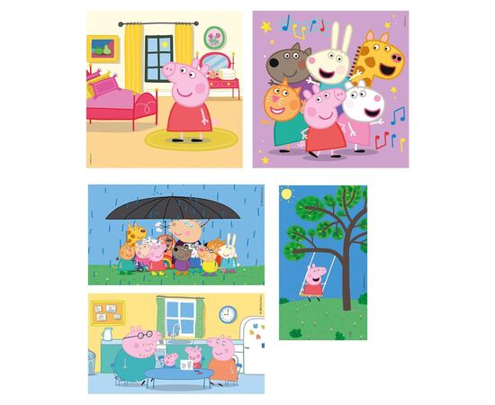 Пазл Clementoni 10 в 1 Peppa Pig (20271), зображення 2