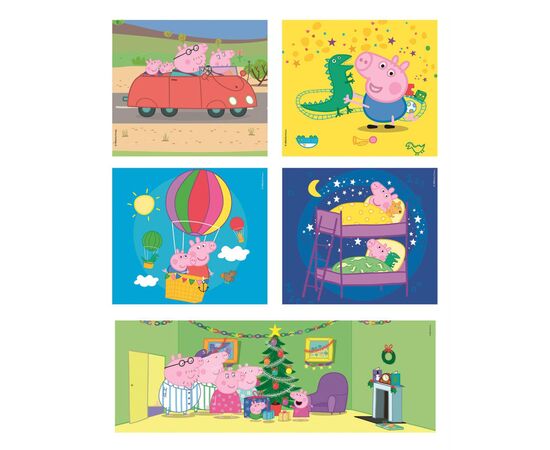 Пазл Clementoni 10 в 1 Peppa Pig (20271), зображення 3