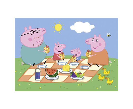 Пазл Clementoni 2 в 1 Peppa Pig, 2 по 60 елементів (24793), зображення 3