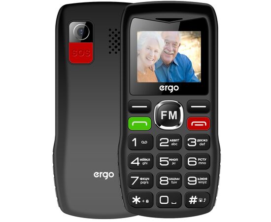Мобильный телефон Ergo R182 Black