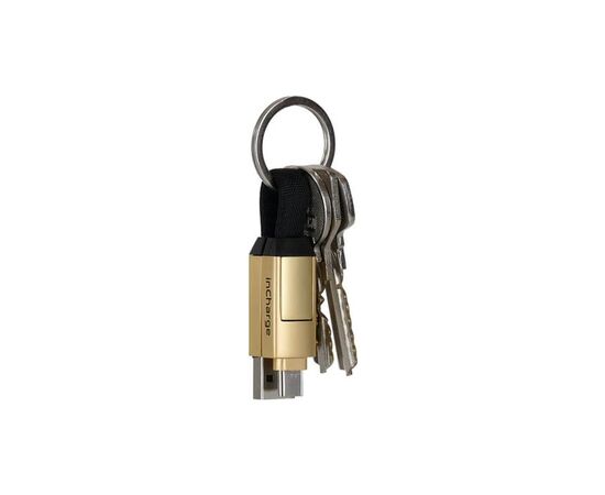Дата кабель 6in1 inCharge 6 - 0.06m gold Rolling Square (SIX03R), зображення 7
