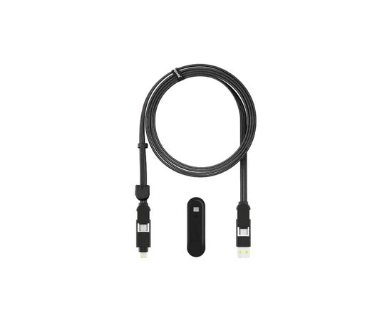 Дата кабель 6in1 inCharge XL 2.0m black Rolling Square (XLM01R)