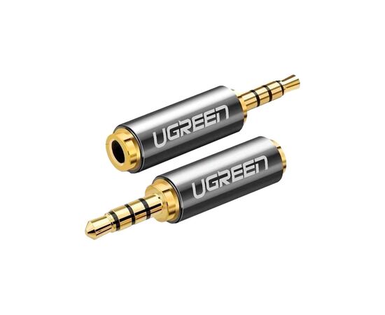 Перехідник 2.5mm M to 3.5mm F adapter black UGREEN (20501)