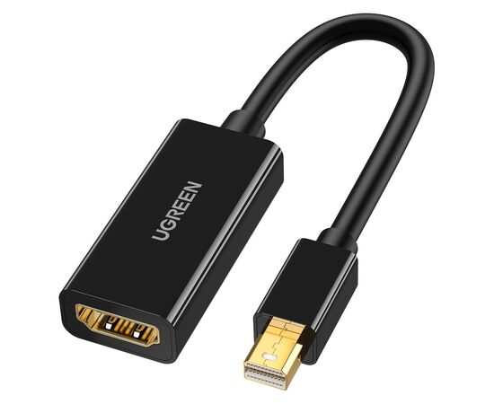 Переходник Mini DisplayPort M to HDMI F 4K 30Hz black UGREEN (40360)