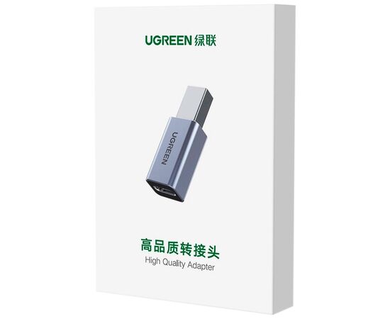 Переходник USB-C F to USB 2.0 BM US382 gray UGREEN (20120), изображение 4