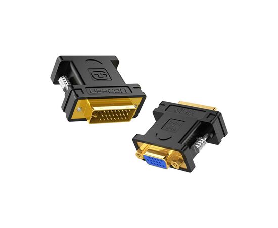 Переходник DVI 24+5 M to VGA F black UGREEN (20122)