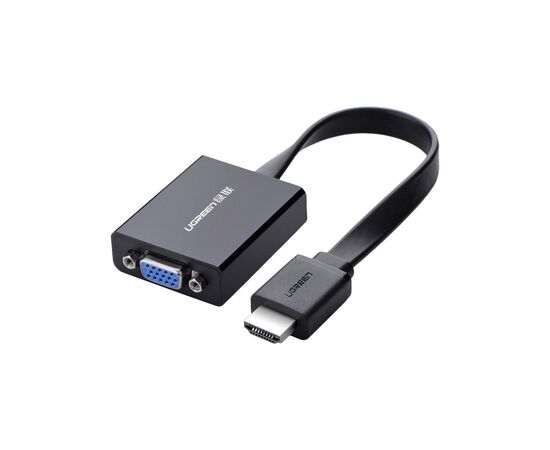 Переходник HDMI M to VGA F + 3.5mm + Micro USB black UGREEN (40248)