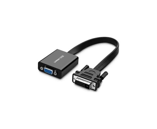Переходник DVI 24+1 M to VGA F active black UGREEN (40259), изображение 3