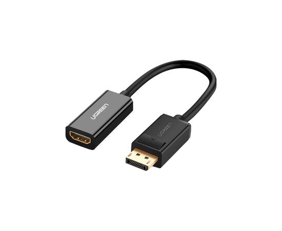Переходник Display Port M to HDMI F 1080P black UGREEN (40362)