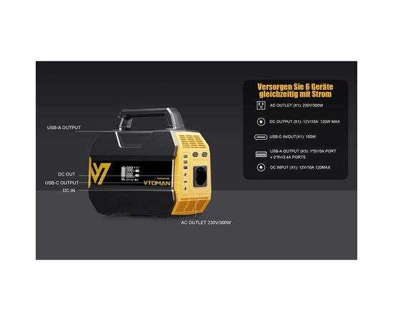 Зарядна станція Vtoman FlashSpeed 300 230Wh (FlashSpeed 300), зображення 10