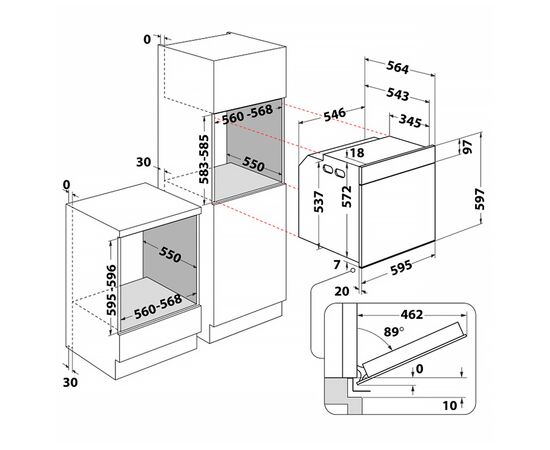 Духова шафа Whirlpool WOI4S8HM1SXA, зображення 9
