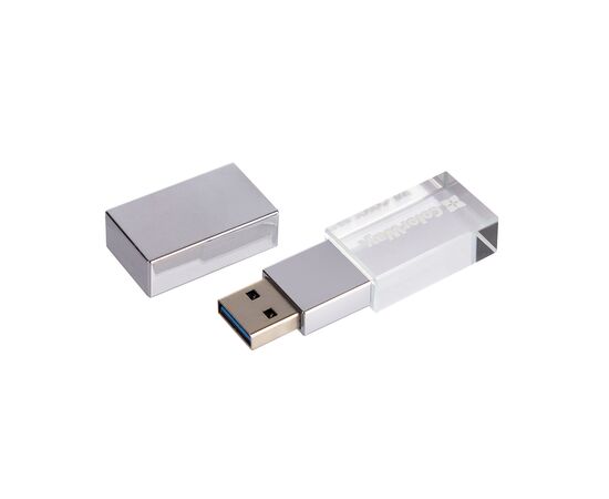 USB флеш накопичувач ColorWay 32GB 3.0 Transparent (CW-USBCL32), зображення 3