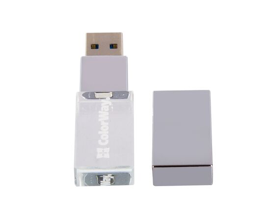USB флеш накопичувач ColorWay 64GB ColorWay Crystal USB 3.0 (CW-USBCL64), зображення 5