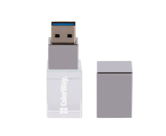 USB флеш накопичувач ColorWay 64GB ColorWay Crystal USB 3.0 (CW-USBCL64), зображення 7