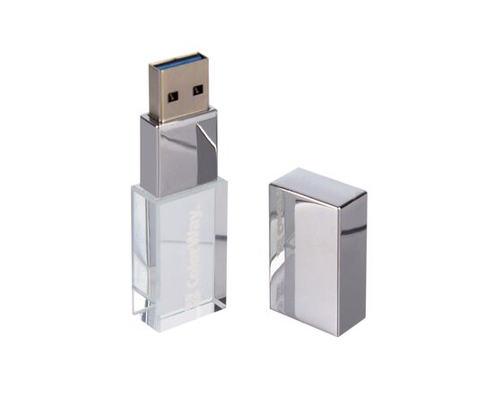 USB флеш накопичувач ColorWay 64GB ColorWay Crystal USB 3.0 (CW-USBCL64), зображення 8