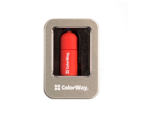 USB флеш накопичувач ColorWay Fire 32 GB USB 3.0 Red (CW-USBFE32), зображення 7