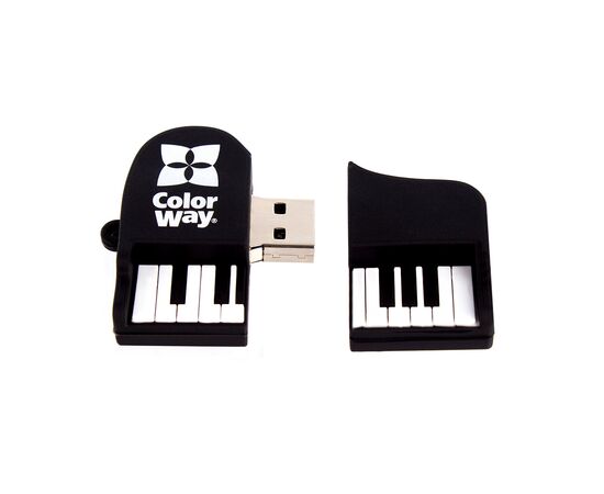 USB флеш накопичувач ColorWay Piano 32 GB 3.0 Black (CW-USBPO32), зображення 6