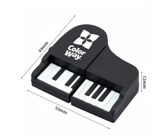 USB флеш накопичувач ColorWay Piano 32 GB 3.0 Black (CW-USBPO32), зображення 8
