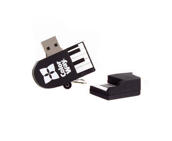 USB флеш накопитель ColorWay Piano 64 GB 3.0 Black (CW-USBPO64), изображение 2