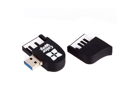 USB флеш накопитель ColorWay Piano 64 GB 3.0 Black (CW-USBPO64), изображение 5