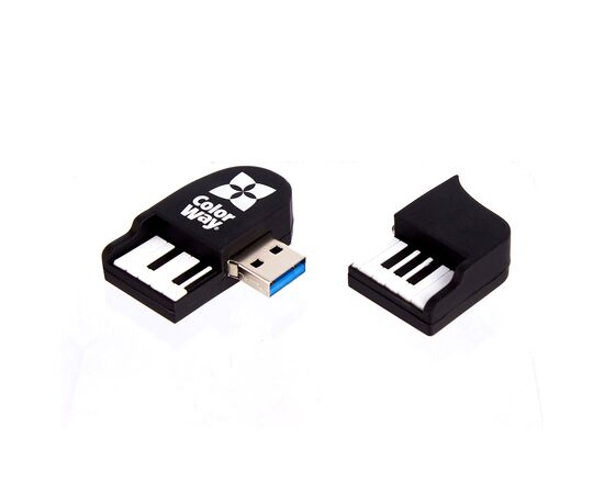 USB флеш накопитель ColorWay Piano 64 GB 3.0 Black (CW-USBPO64), изображение 7
