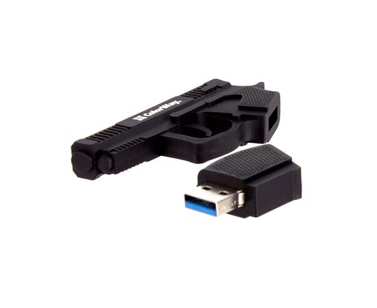 USB флеш накопитель ColorWay Pistol 32 GB 3.0 Black (CW-USBPL32), изображение 2