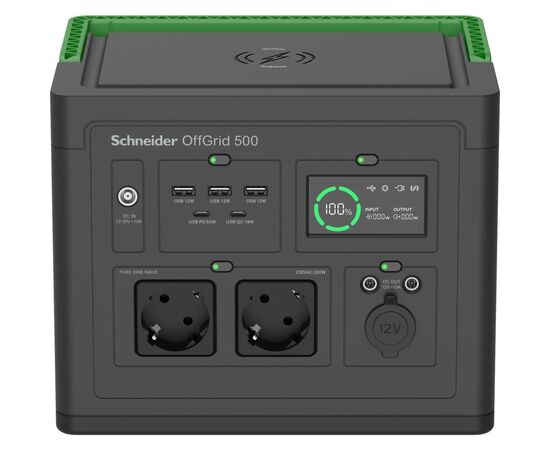 Зарядна станція Schneider Electric 500, 517Wh (PPS500-GR)