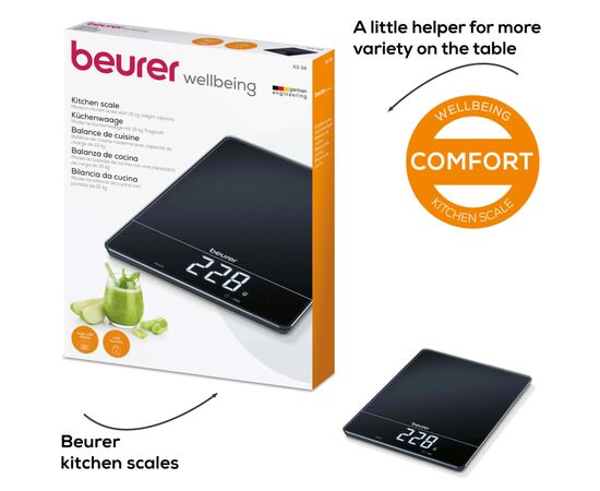 Весы кухонные Beurer KS 34, изображение 10