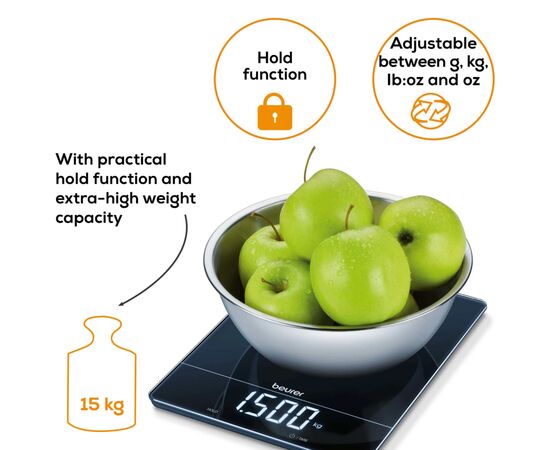 Весы кухонные Beurer KS 34, изображение 5